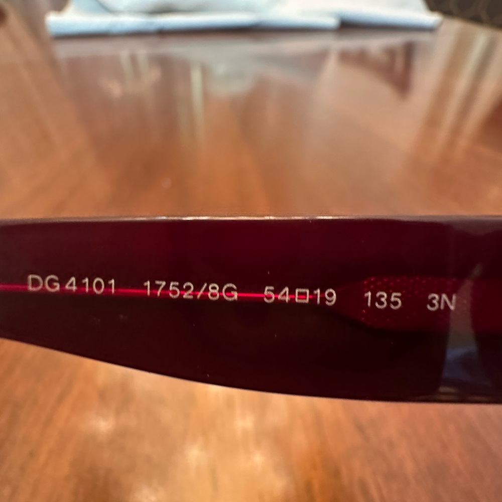 Dolce & Gabbana Red & Black Leopard Oversized Sunglasses – DG Designer Shades - Picture 4 of 10